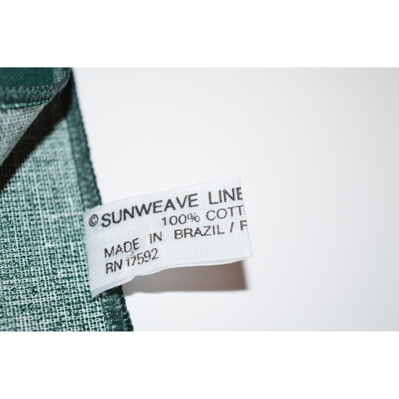 Vtg Made in Brazil SUNWEAVE Christmas Poinsettia Cotton Dinner Napkins 8 pc new - Picture 10 of 12